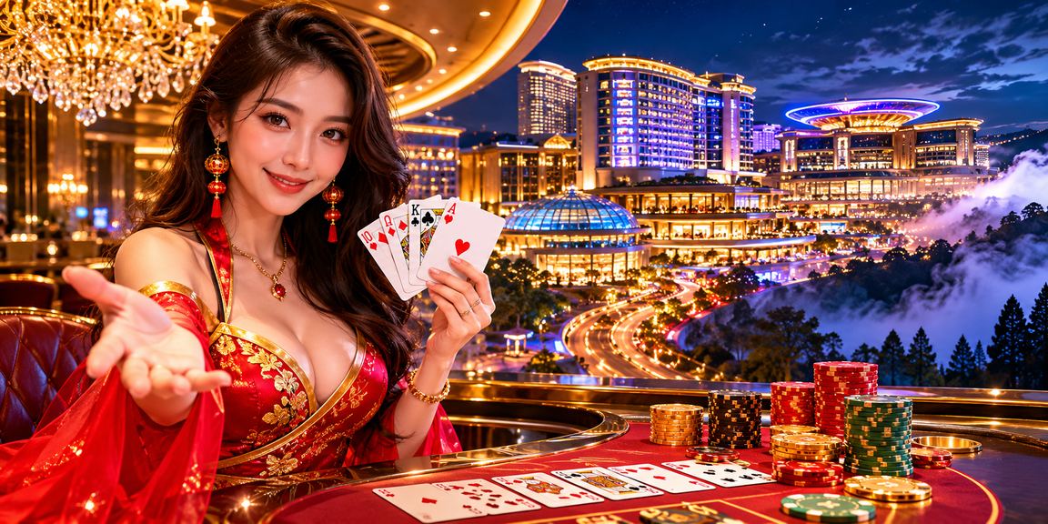 Permainan kad rummy gaya Malaysia di kawasan pelancongan Genting Highlands